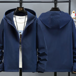 Spring and Autumn Birth Year Red Mens Coat plus Size Overweight Man Loose Student Jacket Trendy All-Matching Clothes