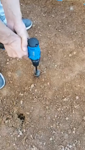 Mata Bor Penggali Tanah / Alat Pelubang Tanah / Kebun Auger Spiral Drill