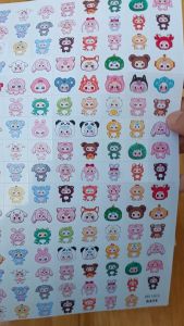 Sticker khen thưởng học sinh Baby Three tờ A4 - SP34