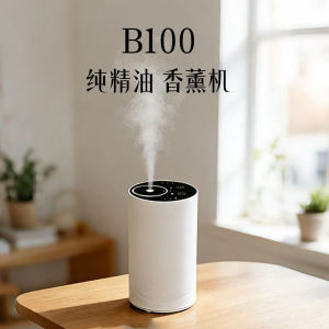 Pure Essential Oil Aromatherapy Diffuser Car Mounted Two-Fluid Rechargeable Automatic Spray Fragrance Timer No Water Perfume Machine Cold Fragrance Instrument