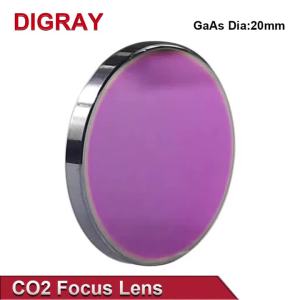DIGRAY CO2 Laser Focusing Lens Diameter. 20mm Focal Length 50.8 63.5mm For CO2 Laser Engraving And Cutting Machine