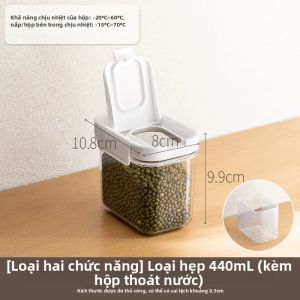 LANJIAOLUO | Hũ Lưu Trữ Nhà Bếp Nắp Kín Thực Phẩm