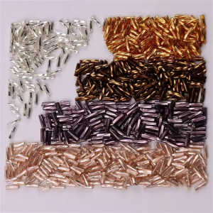 300 Hạt Cườm Thủy Tinh Xoắn Ốc 2x6mm Hạt Cườm Hình Chuông Dùng Làm Vòng Tay Trang Sức Trang Phục Phụ Kiện Tự Làm