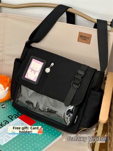 YINHEFANGKE | Cute and Stylish Transparent Messenger Bag
