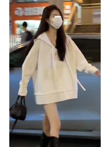 plus Size Womens Casual Long Sleeve Hoodie Loose Fit Slimming Top High Energy Feel Comfortable Autumn Fashion Upperwear