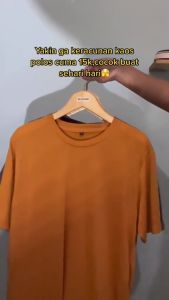 Mang Engkos - (BISA COD) PROMO BAJU KAOS POLOS HITAM