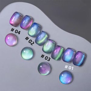 1 Chai Sơn Móng Tay Gel Mắt Mèo Màu Tím ZH Autumn Fantasy 12ml Làm Trắng Trang Trí Móng Nghệ Thuật Dành Cho Nữ