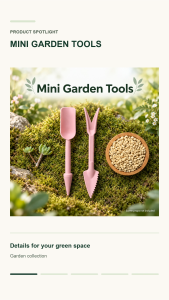 2Pcs Mini Garden Hand Tools Set Succulent Bonsai Transplanting Soil Scoop Rake Seedling Plant Pot Gardening Kit