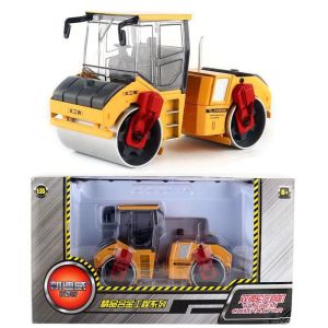 รถเหล็กโมเดล รถบดถนน ล้อคู่ รถก่อสร้าง 1:35 DIE-CAST TANDEM COMPACTOR NO.625041