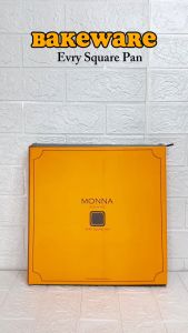 Monna Bakeware Loyang Every Square Pan 28 cm Cetakan Kue Segi Empat Anti Lengket