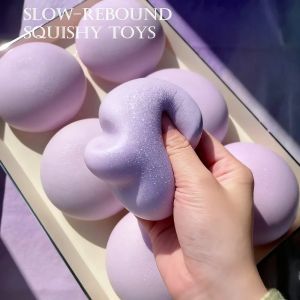 Squishy Simulated Bread Squeeze Toy Soft Stress Relief Slow Rising Sensory Fidget for Anxiety ADHD Autism Gifts