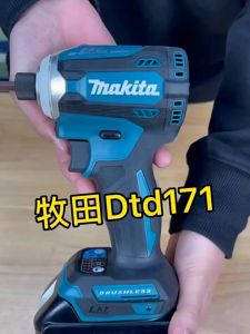 Makita DTD172 ชุดเครื่องมือ 18V ไขควงกระแทกไร้แปรงถ่าน 2 ชุดเครื่องมือไฟฟ้า 1 เครื่องชาร์จ