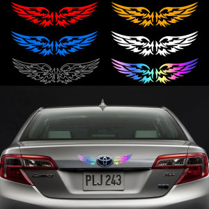 Nhãn dán ô tô Laser đầy màu sắc để che vết trầy xước cánh thiên thần Laser dán cá nhân hình dán trang trí logo xe hơi hình dán trang trí không thấm nước