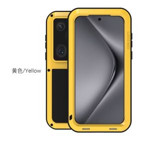 Huawei P70 P80 New Model Pura70 pro Ultra Metal Silicone Phone Case Full Lens Protection Anti-Fall for Men And Women P70 Ultra with Lanyard