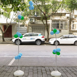 Festive Bench Shape Balloon Support Standard Color Latex Balloon for Outdoor Decorations Perfect for Store Opening Anniversary and Holidays
