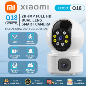 Xiaomi Dual Lens CCTV Camera Wifi Connect 360 With Audio and Speaker Mini IP Security Camera HD Wireless Night Vision Alarm Surveillance