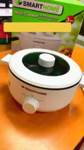 หม้อชาบู หม้อสุกี้ กระทะไฟฟ้า หม้ออเนกประสงค์ ความจุ 3 ลิตร กำลังไฟ1000วัตต์