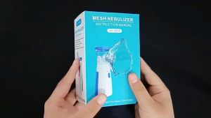 [Original 24 hours delivery] Nebulizers Portable Nebulizer Ultrasonic Mesh Nebulizer Machine Mini Handheld Asthma Inhaler Atomization Nebulizers for Kids and Adults Breathing Problems