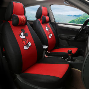 ผ้าคลุมเบาะรถยนต์ 10 ชิ้น การ์ตูนวัสดุแซนวิช ที่หุ้มเบาะหน้า+ที่หุ้มเบาะหลัง+ที่หุ้มพนักพิงศีรษะ เหมาะสำหรับรถเก๋ง 5 ที่นั่ง เอสยูวี แฮทช์แบค และรถกระบะ
