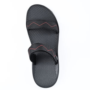 Mens Summer Outdoor Sandals Anti-slip Wear-resistant Soft Bottom Casual Beach Sandals Trendy 2025 New Style Breathable Slip-On