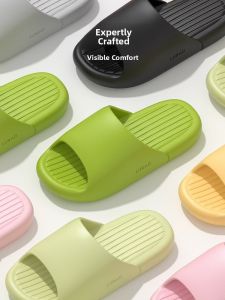 MONLEYTA | Non-Slip Bathroom Slippers Indoor Home Use For Men And Women EVA Couples Sandals Summer Season Flat Heel Home Comfort Shoes