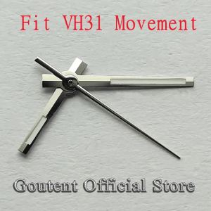 Goutent new green luminous watch hands are suitable for VH31 movement silver watch hands