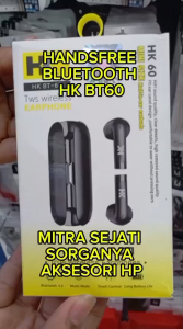 HK BT 60 TWS Wireless Earphone Bluetooth 5.3 TWS Powerfull Bass HiFi Stereo Sound Wireless Headset