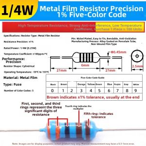 Risym | High Precision Metal Film Resistor 22 Ohm