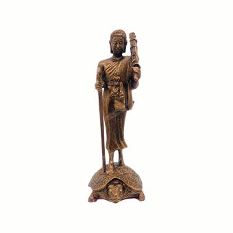 รูปจากผู้ขายบน Lazada: Phra Sivali Wealth Amulet Standing on Turtle – Nam Phi Iron Ore | Thai Luck & Prosperity Buddha Statu ตั้งราคา ฿800 ขายแล้ว 43 ชิ้น