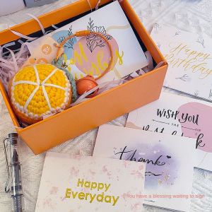 【On Sale】10Pcs Blessing Card for Christmas New Year Gift Birthday Business Thank-you Greeting Cards