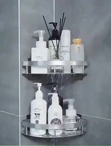 [Loveme258]Space Aluminum Shelf/No Hole Bathroom Shelf/Kitchen Shelf/Toilet Shelf/Storage Shelf浴室/厨房/马桶置物架