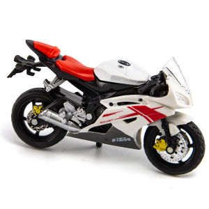 1/18 Yamaha R6 diecast motorcycle haixing Zinc Alloy Model Toys Birthday Gifts for Children Collection Model Toys Rear wheel suspension for Boys for 3 Years Old and above