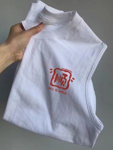 New Chinese Style Loose Cotton Sleeveless Mens T-Shirt Summer Breathable Printed round Neck Cool Feeling Base Shirt Top