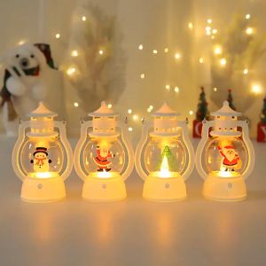 Lampu Lentera Natal Christmas / Lampu Led Santa Claus Merry Christma AN
