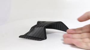 1set Motorcycle Front Side Spoiler Winglets Carbon Black Winglet Aerodynamic Side Wing for Honda ADV 160 Fairing Kits Accessory