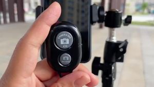 Điều khiển điện thoại Bluetooth cho camera ghi video selfie điều khiển video Android tương thích với Apple điều khiển camera không dây