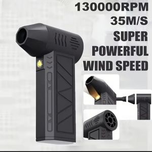 USB Rechargeable Handheld Turbo Mini Jet Fan (130000 RPM)