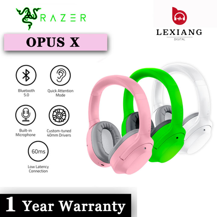 Razer Opus X Wireless Low Latency Bluetooth Headphones Active Noise