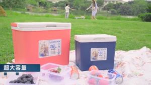 16L/26 L Insulated Cooler Box FREE Freezer Ice Pack Insulated Outdoor Insulated Cooler Box Lunch Box for Camping Picnic