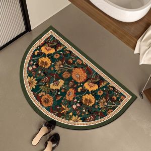 VIKAMA Bathroom Mats Kitchen Mats Front Door Mats Foot Rugs Non-slip Diatomite Mud Quick Dry Machine Washable Manageability