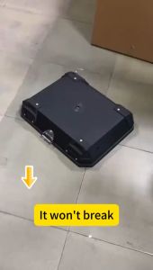 Takimoto Universal Waterproof Motorcycle Top Box 45L Durable ABS Tail Storage for HONDA/Yamaha/Kawasaki/BMW