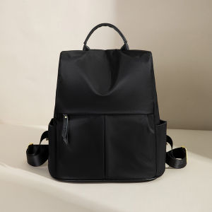 Womens Aesthetic Backpack Leisure Style Super Nylon Backbags Lightweight Simplicity Design Fashion Female Urban Commute Bags