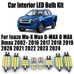 LED Interior Reading Dome Trunk Light Bulbs Kit Canbus For Isuzu Mu-X Mux D-MAX D MAX Dmax 2002- 2019 2020 2021 2022 2023 2024