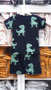 Chocopeach Stelan Kaos Anak Fashion Anak Setelan Kaos Pendek Laki-Laki Usia 1-10th