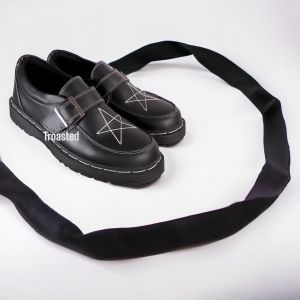 Sepatu Formal Loafers Pria Hitam Penny Footwear  | Sepatu Formal Casual Pria Keren Elegan | Sepatu Loafers Kerja Pria