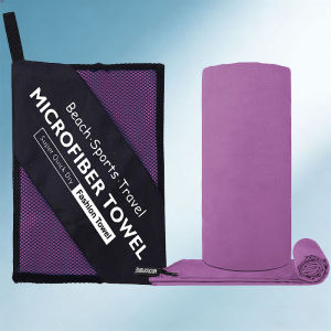 Sandproof Sport Quick-Dry Towel Lightweight Portable Beach Swim Yoga Gym Travel Essentials Super Absorbent Soft Skin-Frien