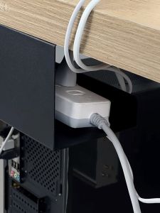 Khay máng đi dây điện dưới bàn làm việc văn phòng bàn gaming - GM176