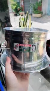 Lẩu inox  Bếp cồn 1 người ăn -  Bộ Nồi lẩu Inox Kèm Bếp Cồn Dùng Cho Quán Ăn - Tiến Thành GIÁ SỈ