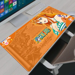 Bandai | Mouse Pad Gaming XL New Computer Home Pc One Piece Nami Girl Mousepad XXL Desk Mats Natural Rubber Office Anti Slip Mouse Pads