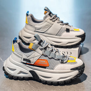 Fall 2025 Dad Shoes Mens Trendy Brand Running Sports Casual Low Top Mesh Lined Fashionable Thick Bottom Versatile Mens Shoes